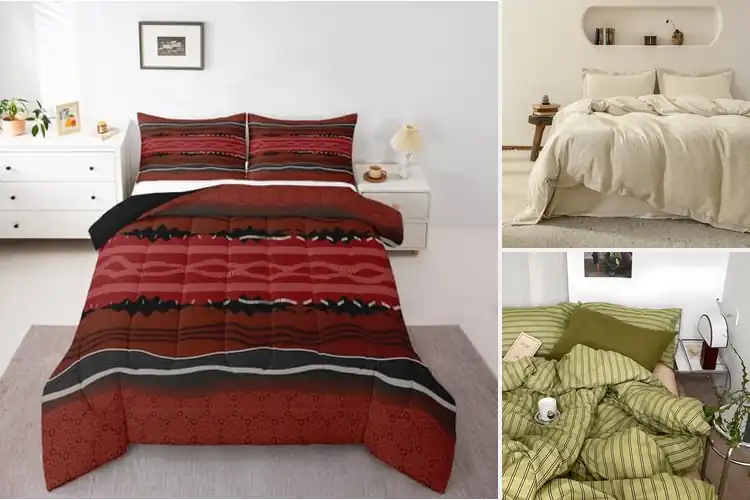 Detailed view of Best Abstract Stripes Bedding