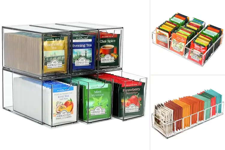 Detailed view of Best Acrylic Tea Organizers
