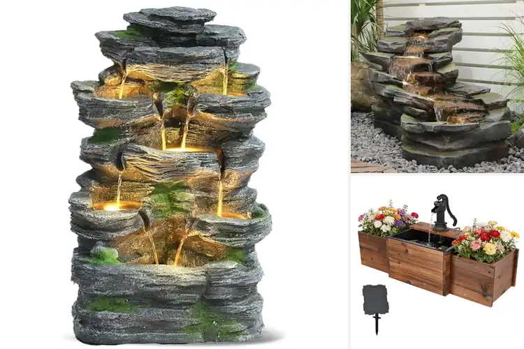 Detailed view of Best Calming Outdoor Water Feature to Transform Your Space