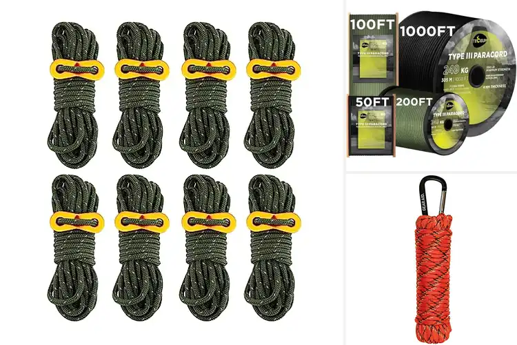 Detailed view of Best Camping Ropes