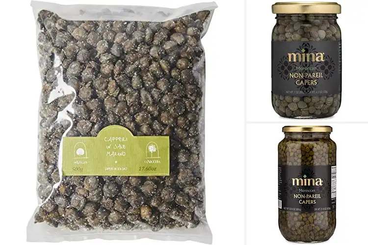 Detailed view of Best Capers Packed In Water Vinegar And Sea Salt