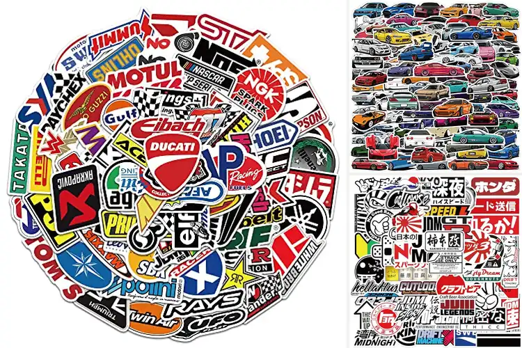 Detailed view of Best Car Laptop Stickers