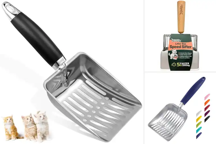 Detailed view of Best Cat Owner Gift Litter Scoop