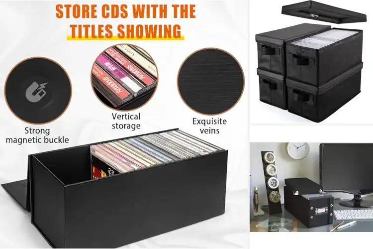 Detailed view of Best CD DVD Storage Boxes