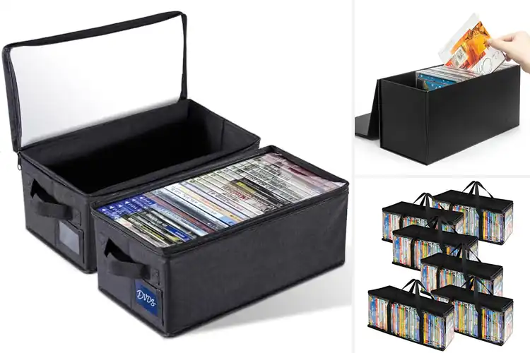 Detailed view of Best CD DVD Storage Containers