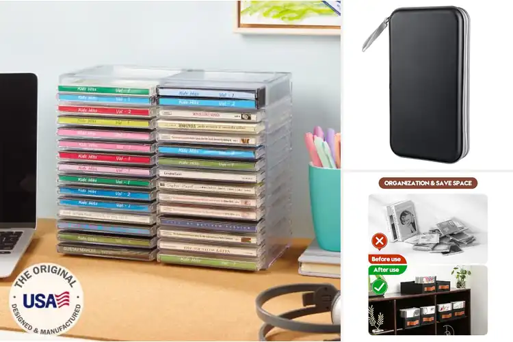 Detailed view of Best CD Organizers: Effortless, Stylish Collection Solutions