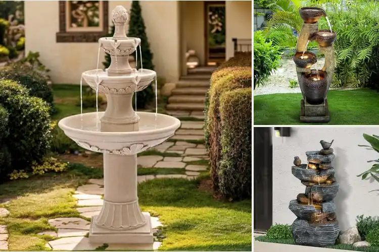 Detailed view of Best Courtyard Water Fountains