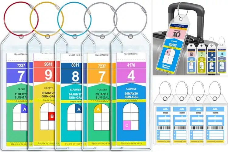Detailed view of Best Cruise Luggage Tag Holders