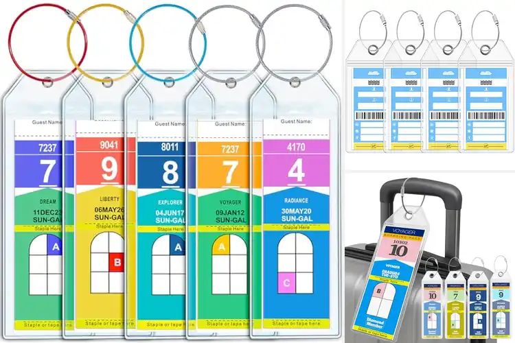 Detailed view of Best Cruise Ship Luggage Tags