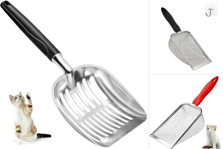 Detailed view of Best Deep Mesh Litter Scoop Designs