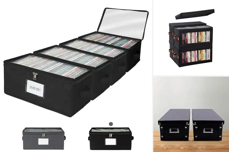 Detailed view of Best Durable DVD Storage Containers