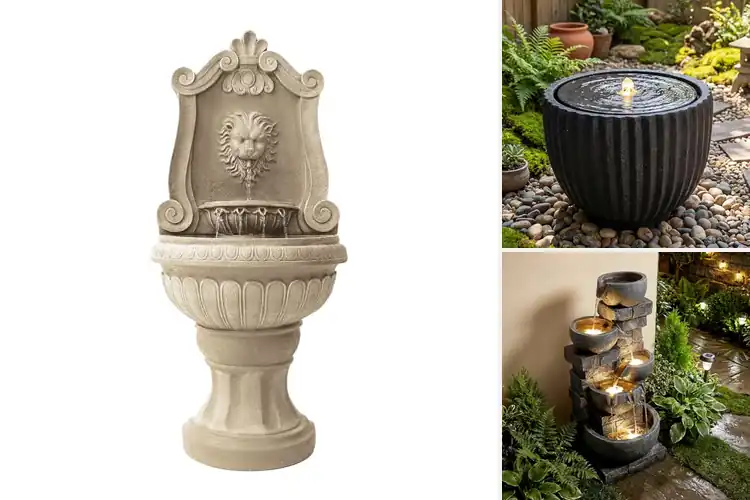 Detailed view of Best Durable Outdoor Fountain Construction