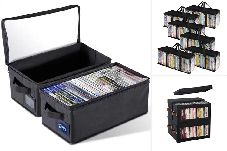 Detailed view of Best DVD Storage Containers