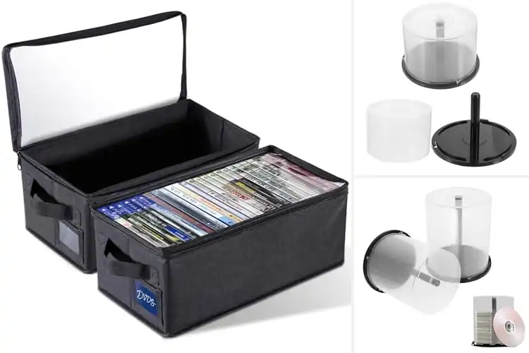 Detailed view of Best Empty DVD Storage Containers