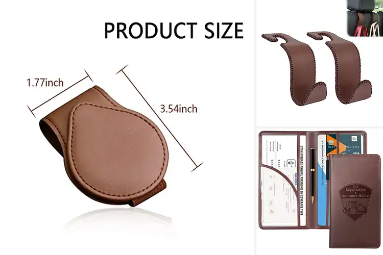 Detailed view of Best Faux Leather Car Accessories