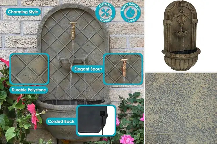 Detailed view of Best Florentine Stone Fountains