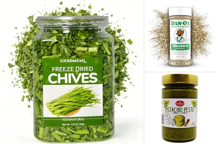 Detailed view of Best Garnish For Salads Pastas And Sauces