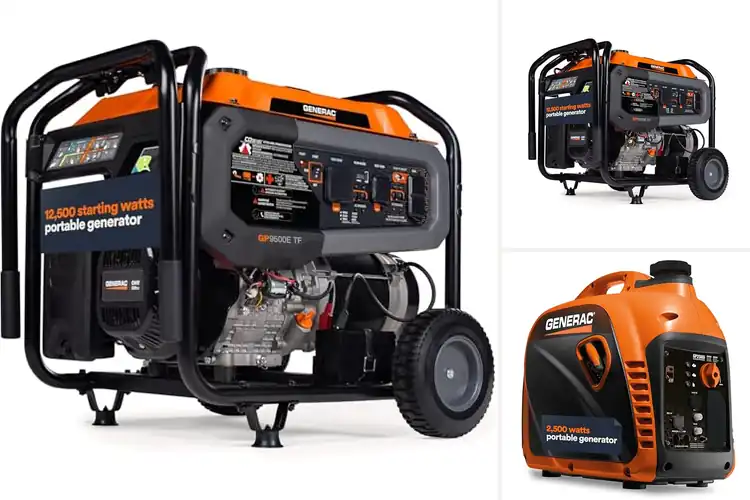Detailed view of Best Generac Portable Generators