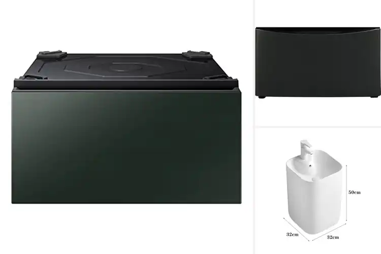 Detailed view of Best Green Laundry Pedestals