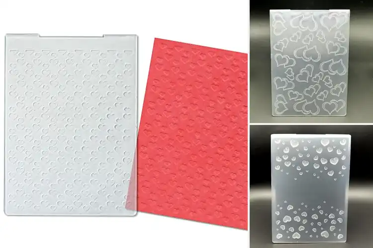 Detailed view of Best Heart Embossing Templates