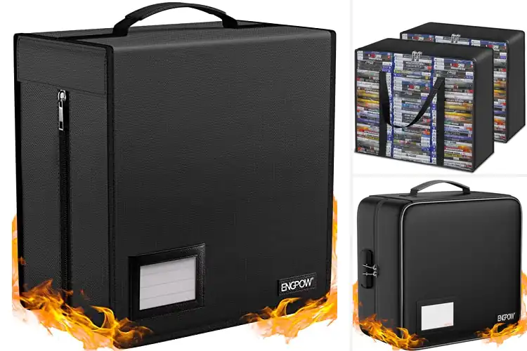 Detailed view of Best high-capacity media organizers