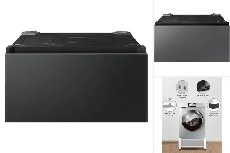 Detailed view of Best Integrated Look Laundry Pedestals