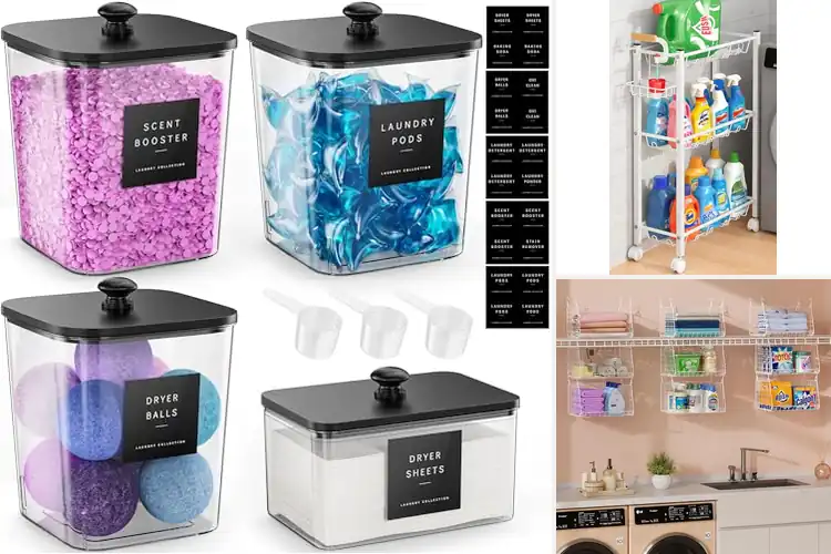 Detailed view of Best Laundry Organization Systems