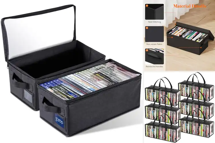 Detailed view of Best Media Organization Boxes: Declutter with Ease