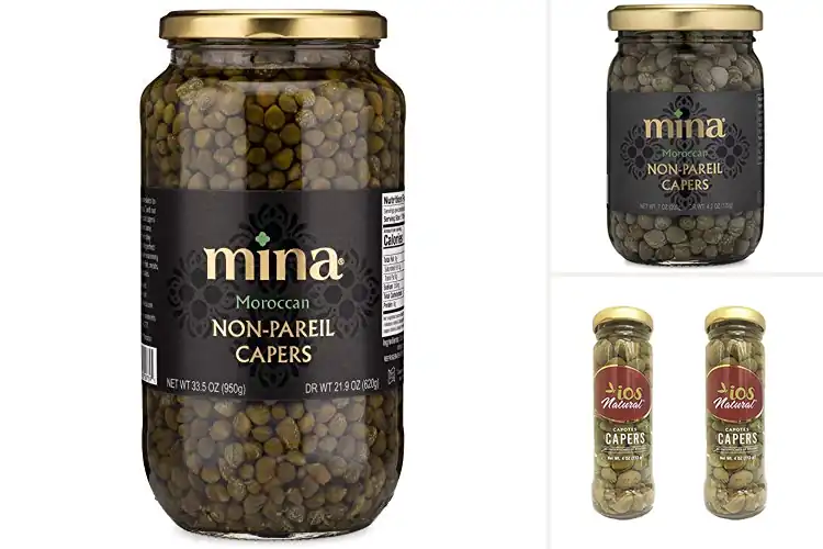 Detailed view of Best Natural Capers With Water Vinegar And Sea Salt