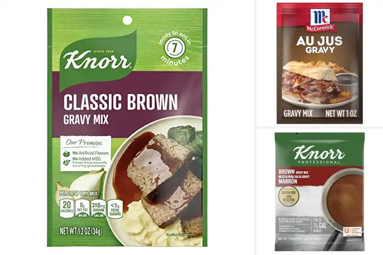 Detailed view of Best No Artificial Flavors Gravy Mix