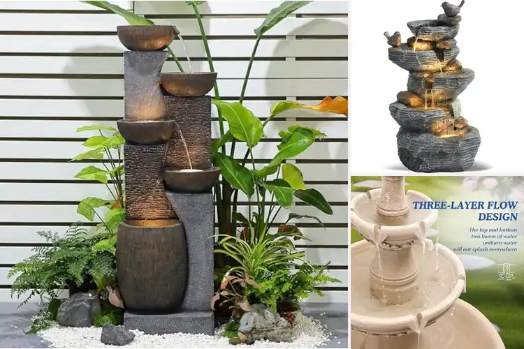 Detailed view of Best Outdoor Fountains
