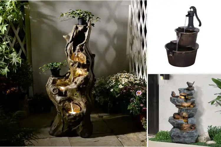 Detailed view of Best Patio Water Features