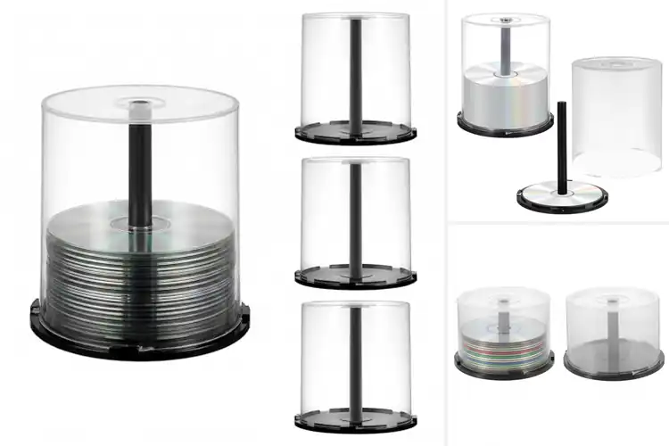 Detailed view of Best Plastic CD Spindles for Safe, Neat Disc Storage