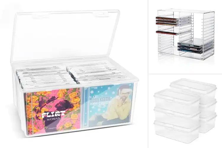 Detailed view of Best Plastic CD Storage Containers