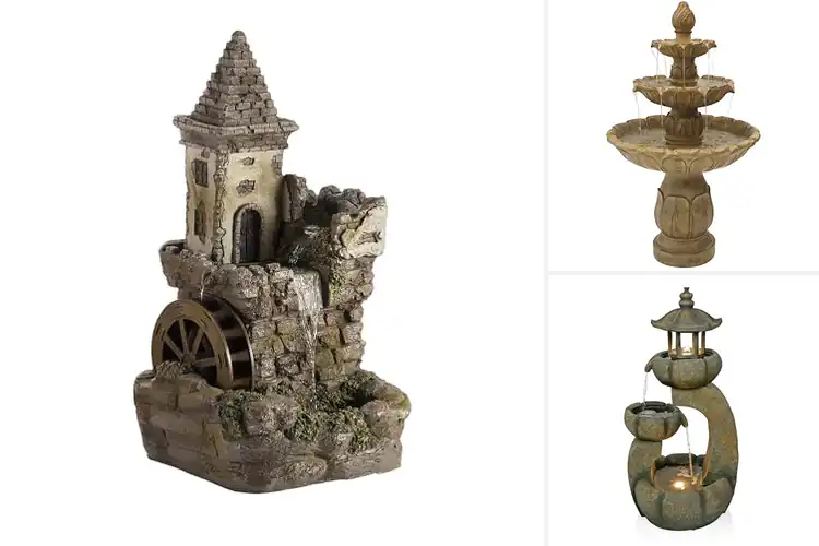 Detailed view of Best Polystone Garden Fountains