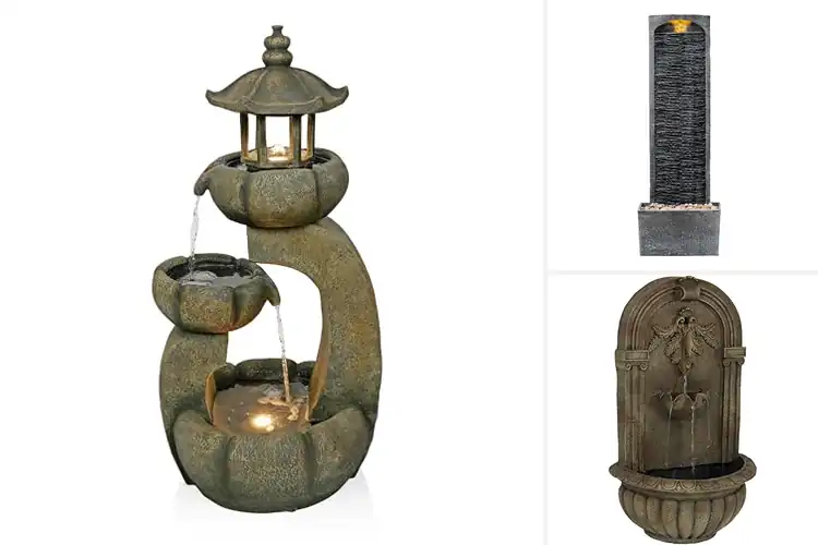 Detailed view of Best Polystone Water Fountain Durability