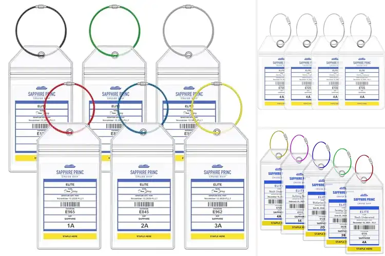 Detailed view of Best Princess Cruise Luggage Tags