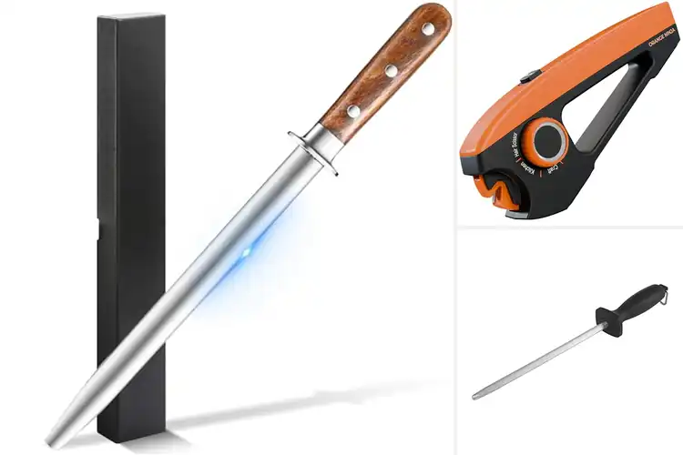 Detailed view of Best Safe Sharpener With Large Hand Guard