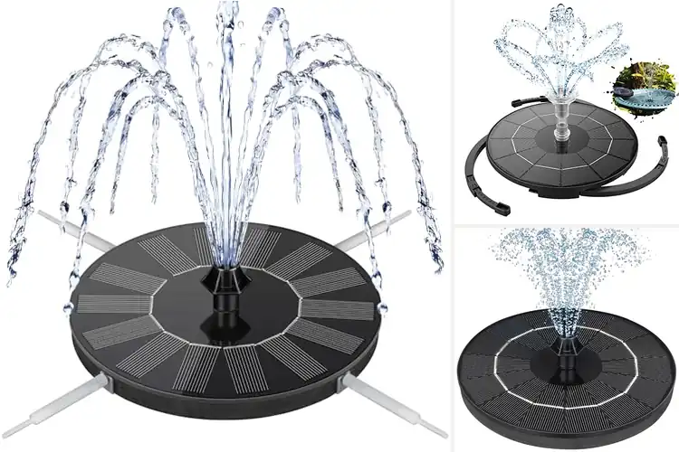 Detailed view of Best Self Contained Solar Fountain