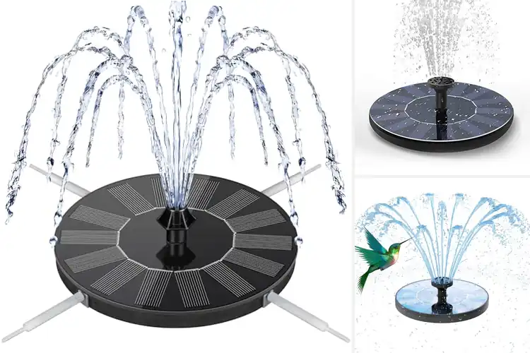 Detailed view of Best Self Contained Solar Pump Fountain