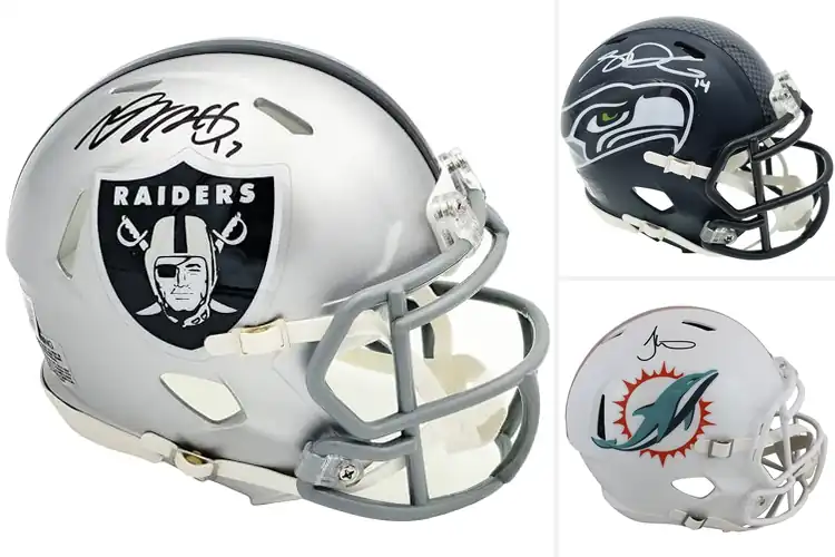Detailed view of Best Signed Helmets: Top 10 Authentic Collectibles for Fans