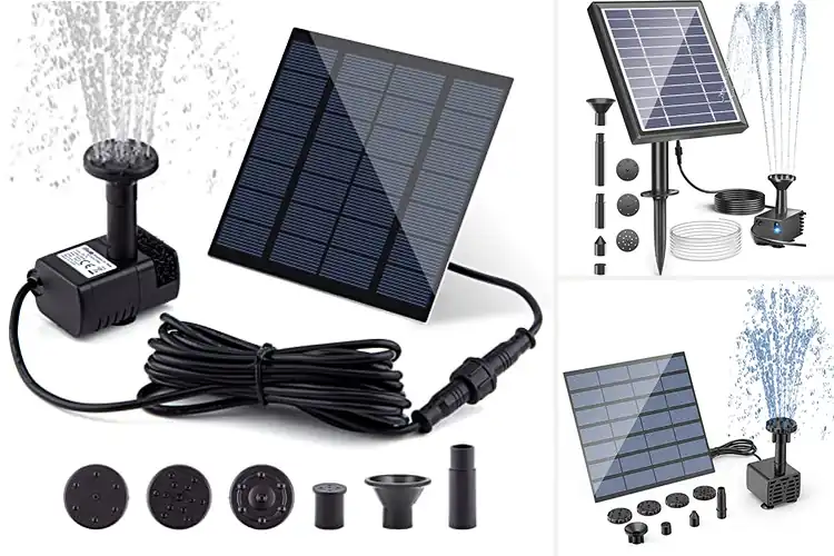 Detailed view of Best Solar Panel Water Fountain Kits