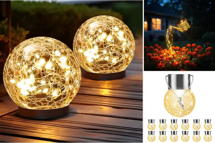 Detailed view of Best Solar-Powered Outdoor Decor
