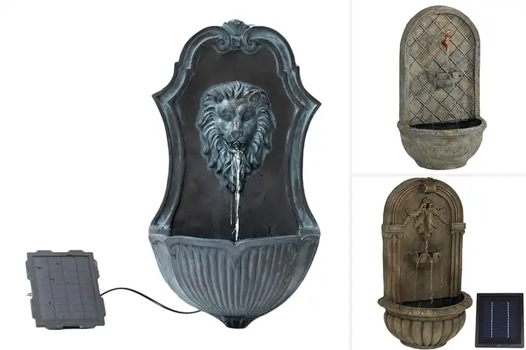 Detailed view of Best Solar-Powered Wall Fountains
