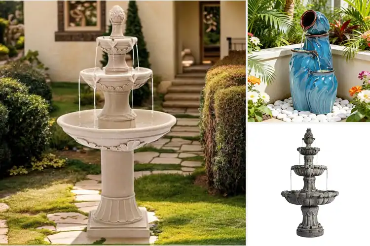 Detailed view of Best Timeless Outdoor Fountains: 10 Serene Garden Additions