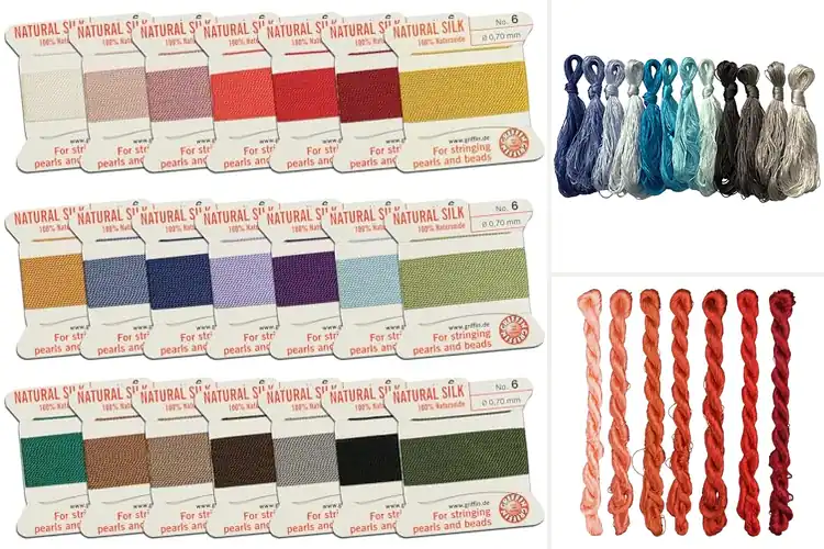 Detailed view of Best Twisted Silk Threads