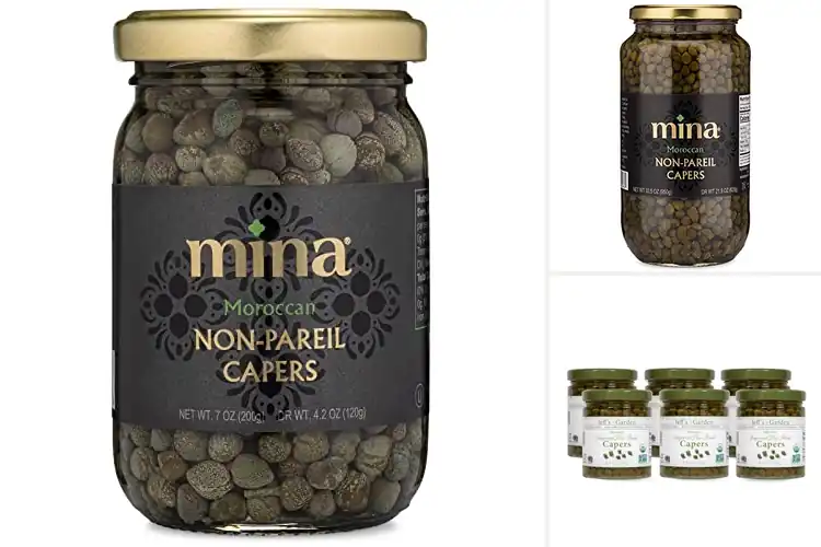 Detailed view of Best Vegan Capers Jar