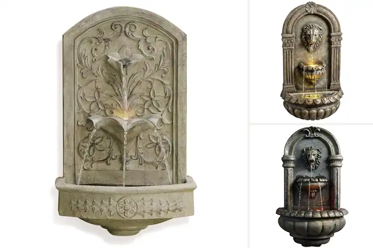 Detailed view of Best Wall Mounted Fountain