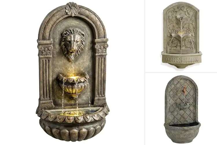 Detailed view of Best Wall Mounted Fountains With Pump